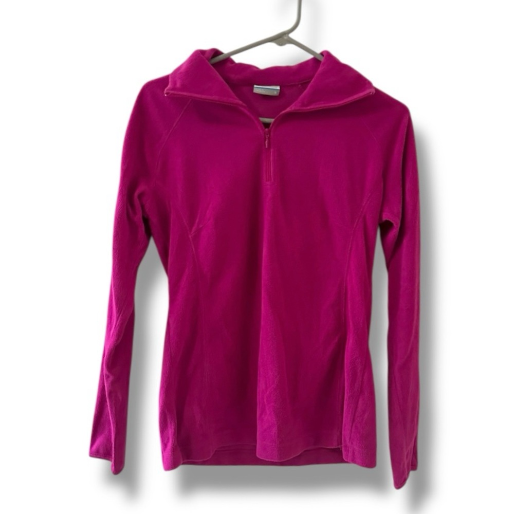 Columbia Magenta Glacial IV Half Zip Fleece Pullover Jacket Women's Size Medium